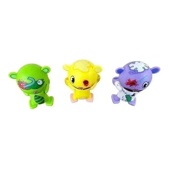 Happy Tree Friends Trexi Vinyl Flippy Figure Lot Of 6 Naughty And Nice - Picture 10 of 11
